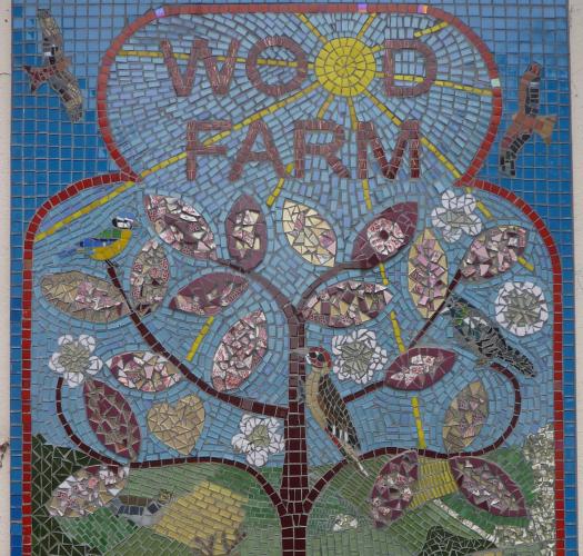 Wood Farm mosaic