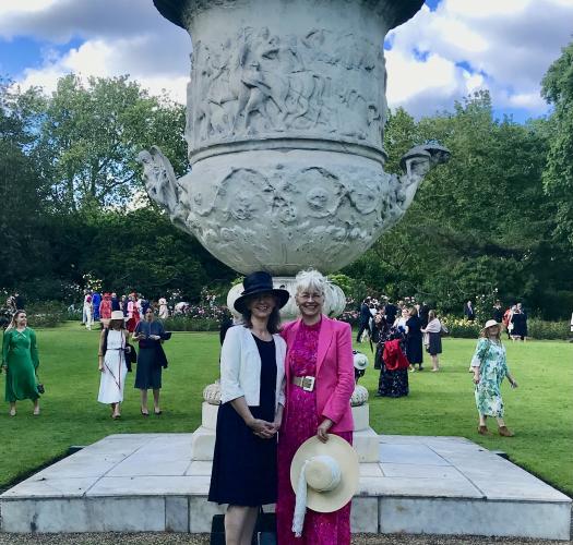 Anna Eavis At Buckingham Palace