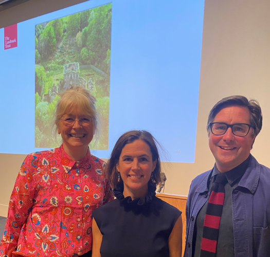 Dr Anna Keay with OPT CEO Anna Eavis and OPT Chairman Professor William Whyte 