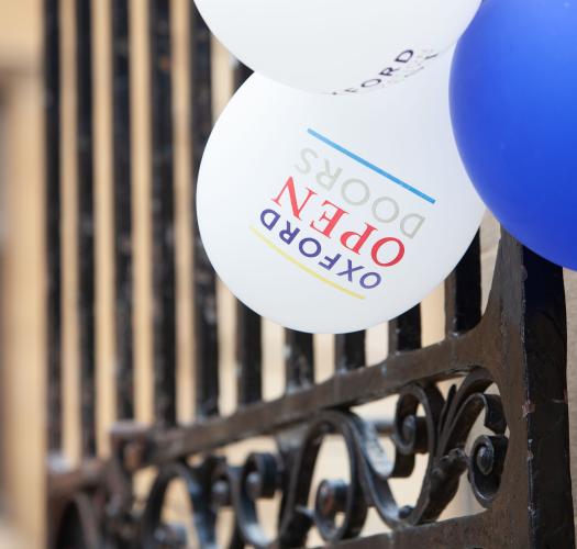 Balloons at Oxford Open Doors