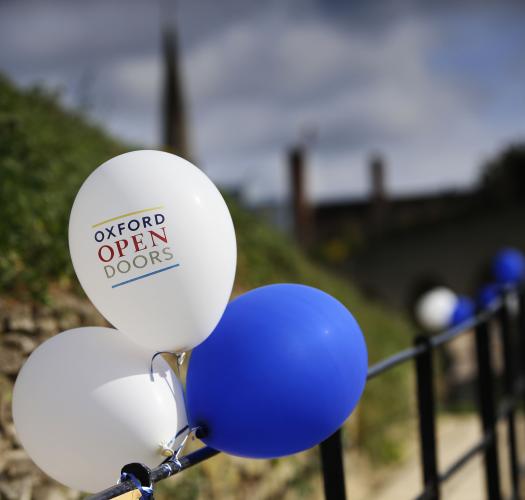 balloons at Oxford Open Doors