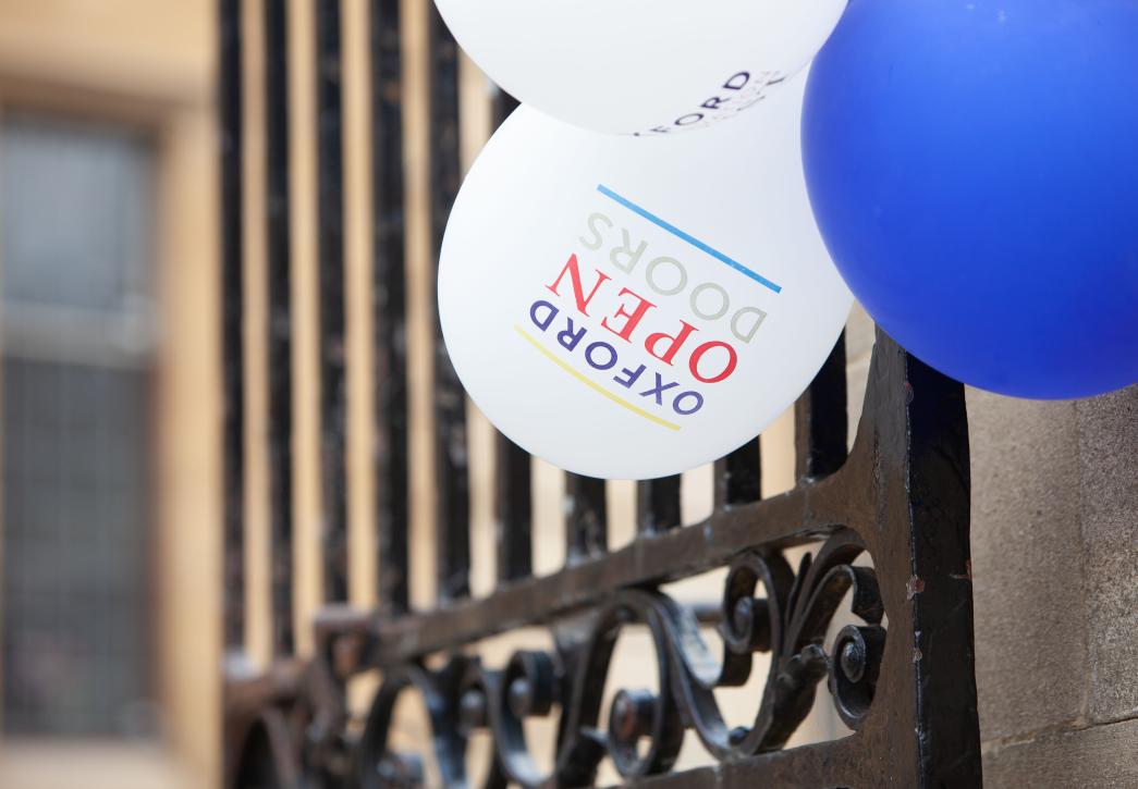 Balloons at Oxford Open Doors