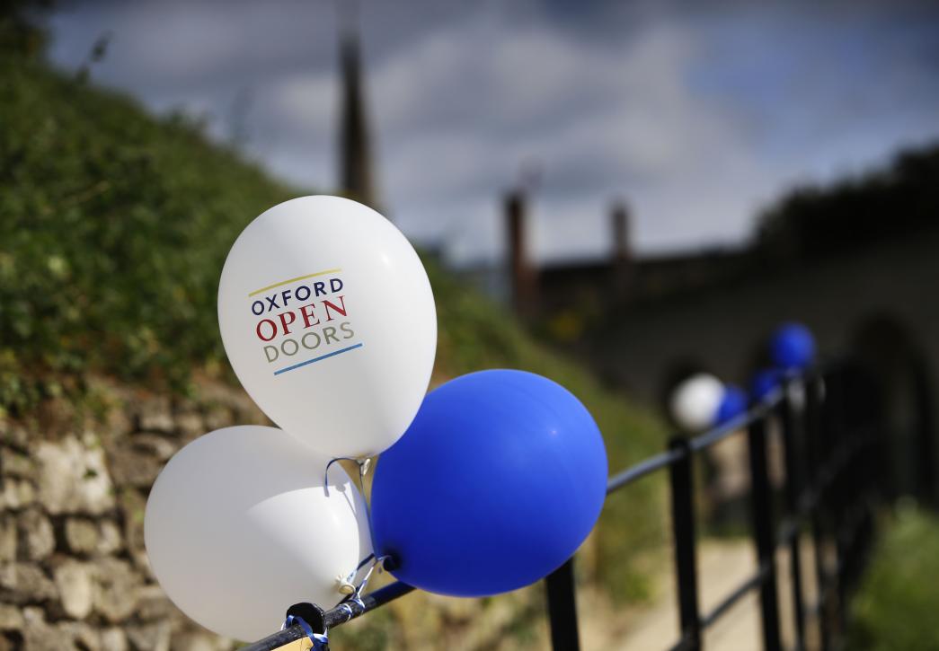 balloons at Oxford Open Doors