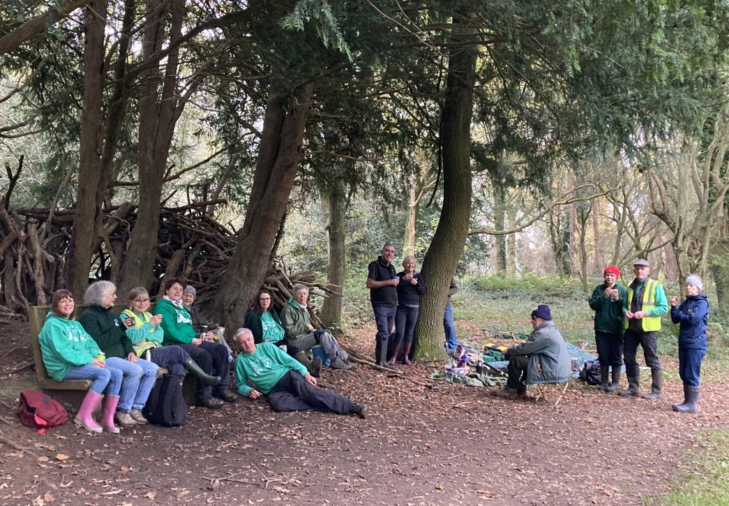 AGG enjoying a well earned break